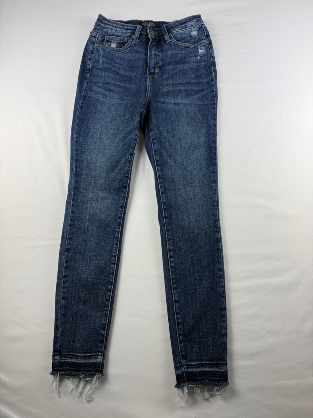 Judy Blue Skinny Fit Jeans – Raw Hem Size 26
